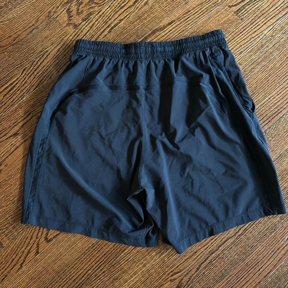 Lululemon Black Pocket Athletic Active Shorts